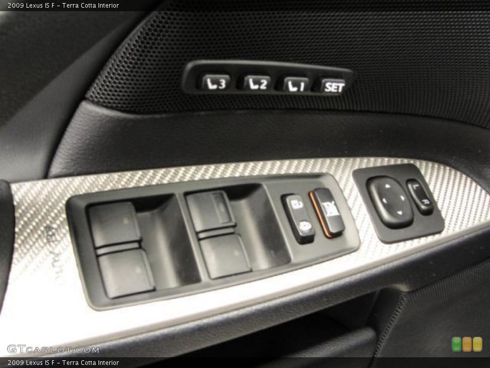 Terra Cotta Interior Controls for the 2009 Lexus IS F #64545510