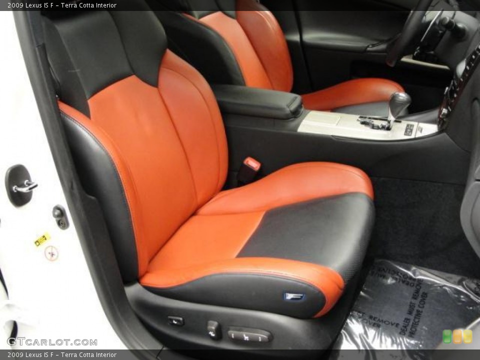 Terra Cotta Interior Photo for the 2009 Lexus IS F #64545519