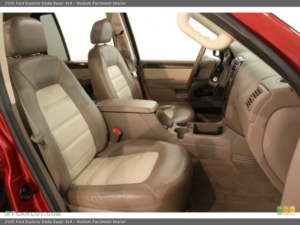 Medium Parchment Interior Front Seat for the 2005 Ford Explorer Eddie Bauer 4x4 #64549494
