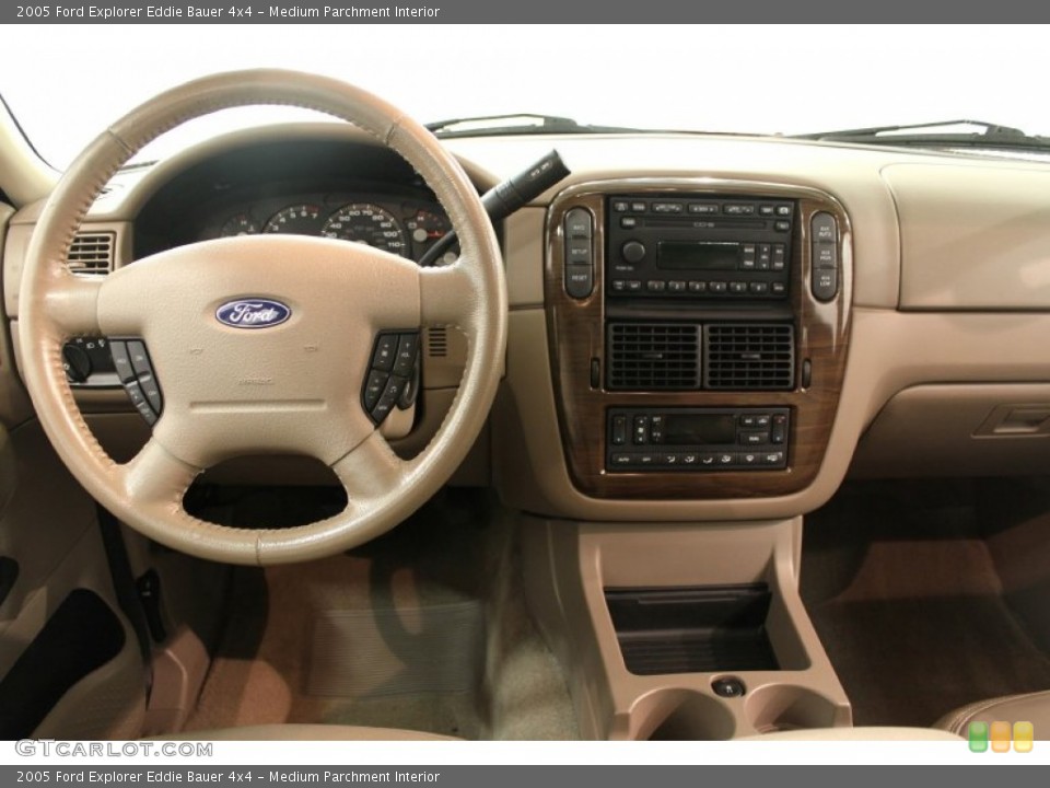 Medium Parchment Interior Dashboard for the 2005 Ford Explorer Eddie Bauer 4x4 #64549512