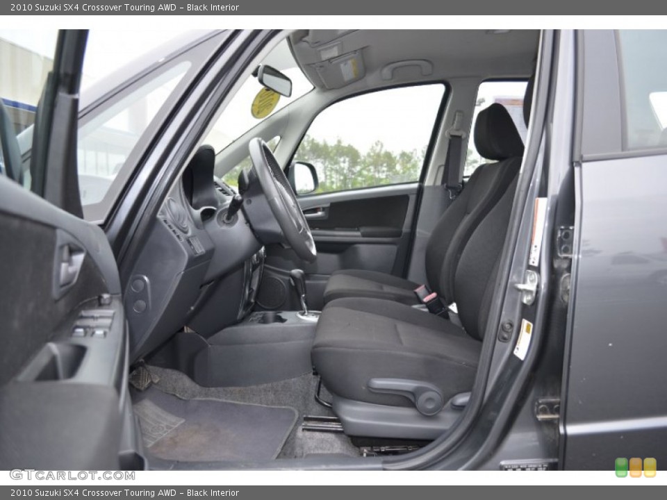 Black Interior Photo for the 2010 Suzuki SX4 Crossover Touring AWD #64551522