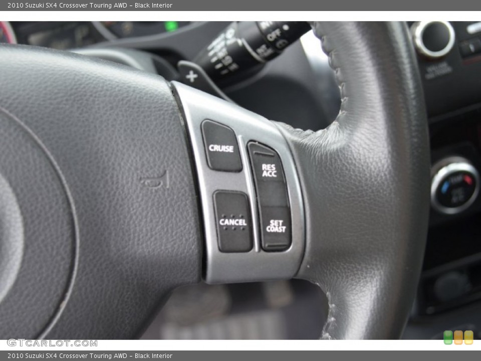 Black Interior Controls for the 2010 Suzuki SX4 Crossover Touring AWD #64551556