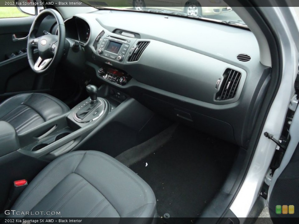Black Interior Dashboard for the 2012 Kia Sportage SX AWD #64557317