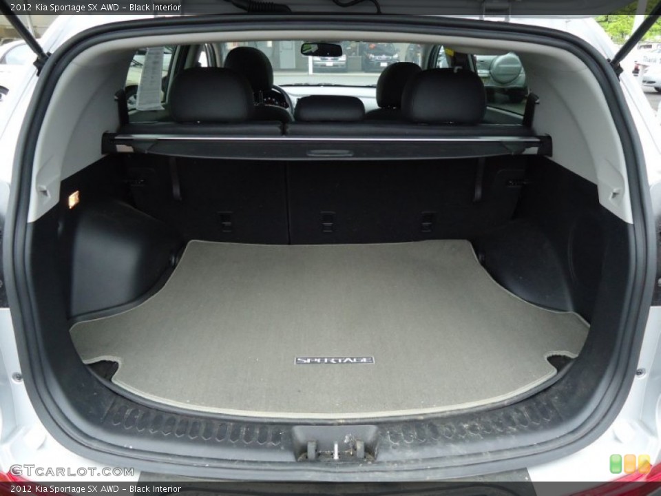 Black Interior Trunk for the 2012 Kia Sportage SX AWD #64557356