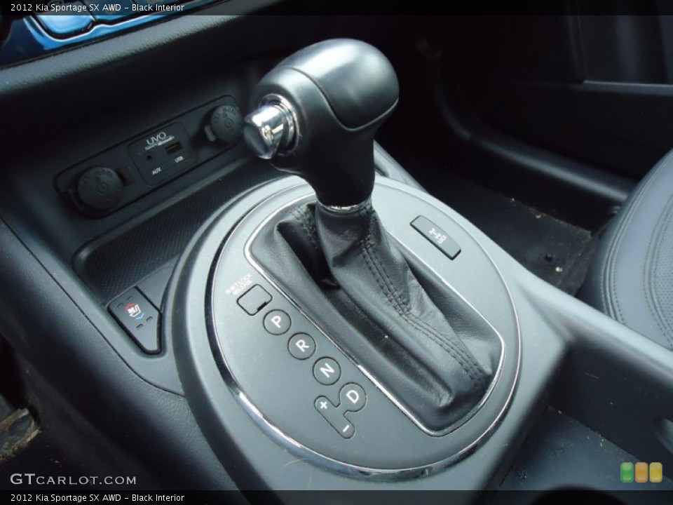 Black Interior Transmission for the 2012 Kia Sportage SX AWD #64557416