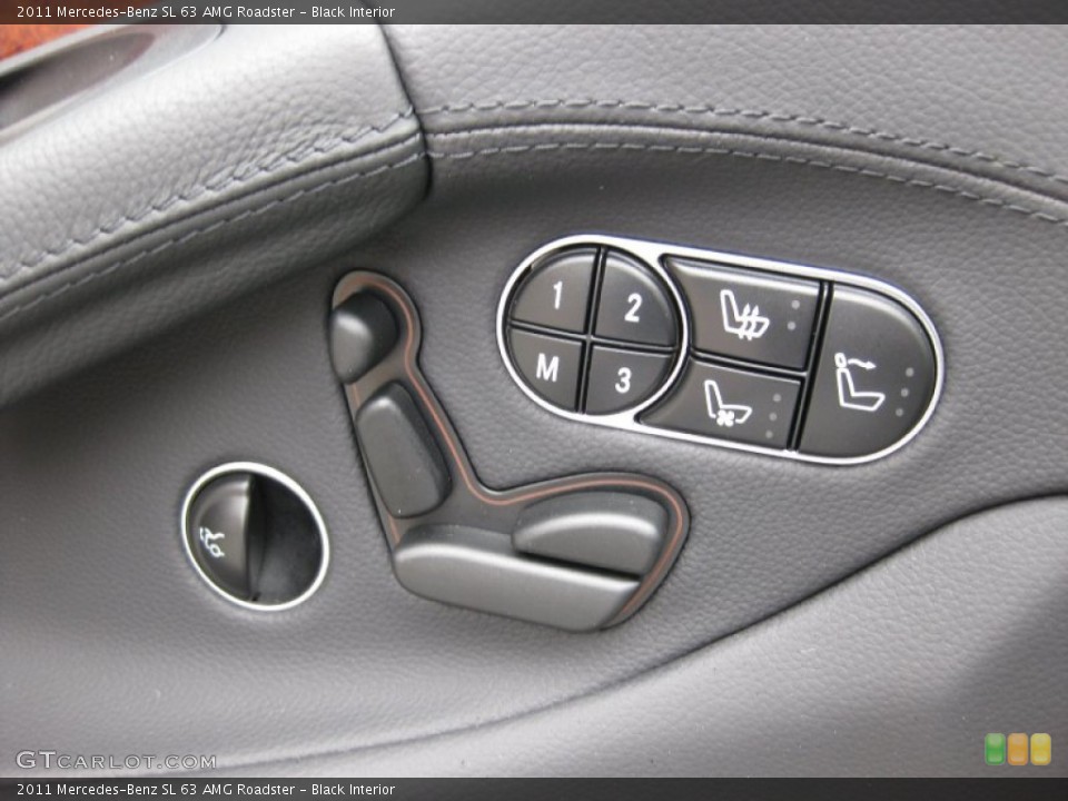 Black Interior Controls for the 2011 Mercedes-Benz SL 63 AMG Roadster #64560038