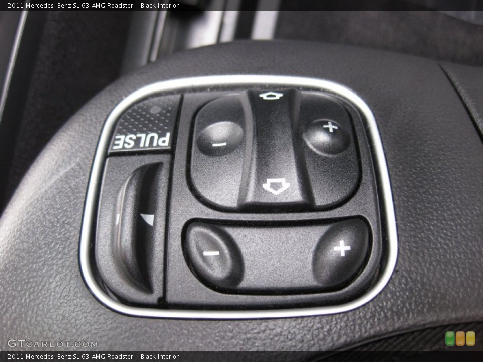 Black Interior Controls for the 2011 Mercedes-Benz SL 63 AMG Roadster #64560053