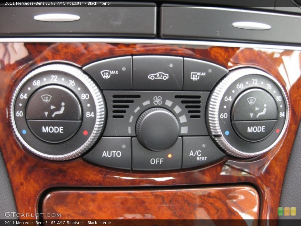 Black Interior Controls for the 2011 Mercedes-Benz SL 63 AMG Roadster #64560098