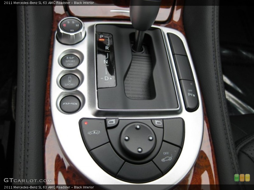 Black Interior Controls for the 2011 Mercedes-Benz SL 63 AMG Roadster #64560116