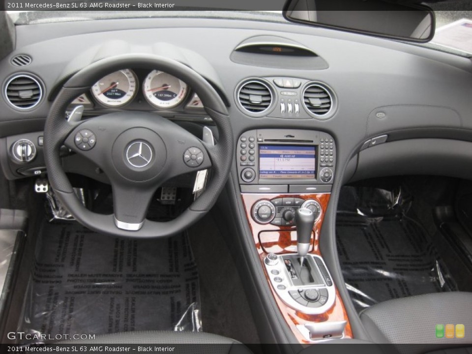 Black Interior Dashboard for the 2011 Mercedes-Benz SL 63 AMG Roadster #64560164