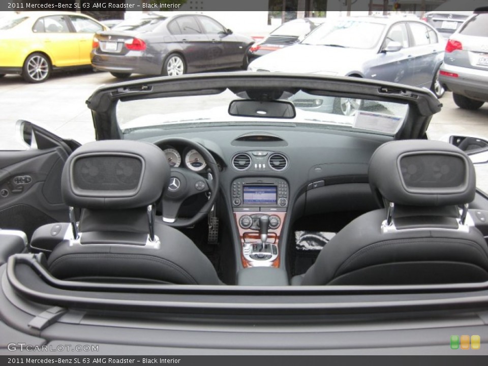 Black Interior Dashboard for the 2011 Mercedes-Benz SL 63 AMG Roadster #64560173