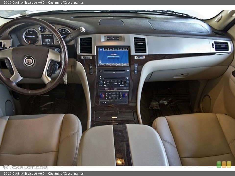 Cashmere/Cocoa Interior Dashboard for the 2010 Cadillac Escalade AWD #64566731
