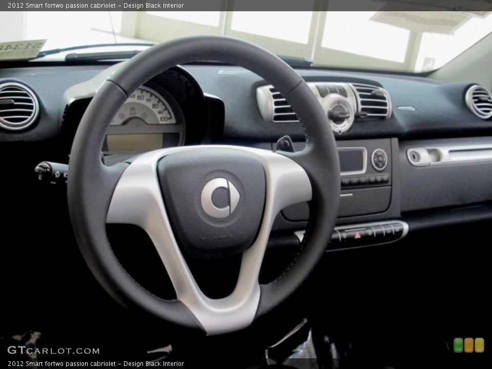 Design Black Interior Dashboard for the 2012 Smart fortwo passion cabriolet #64566834