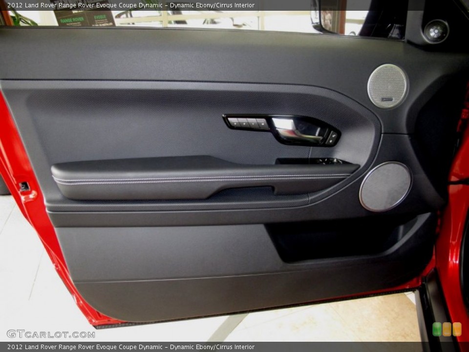 Dynamic Ebony/Cirrus Interior Door Panel for the 2012 Land Rover Range Rover Evoque Coupe Dynamic #64566914