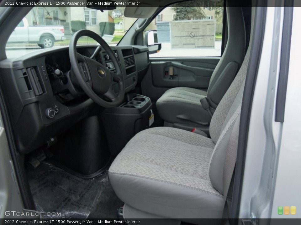 Medium Pewter Interior Photo for the 2012 Chevrolet Express LT 1500 Passenger Van #64568537