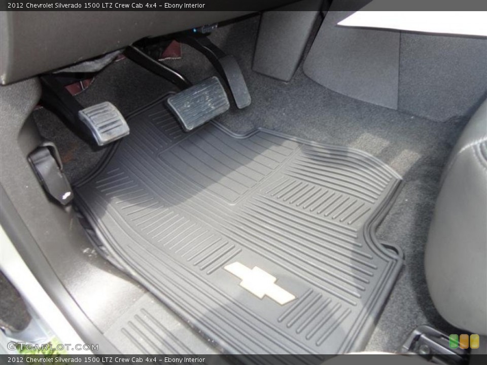 Ebony Interior Controls for the 2012 Chevrolet Silverado 1500 LTZ Crew Cab 4x4 #64570373