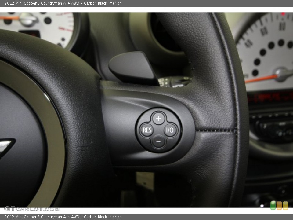Carbon Black Interior Controls for the 2012 Mini Cooper S Countryman All4 AWD #64573340