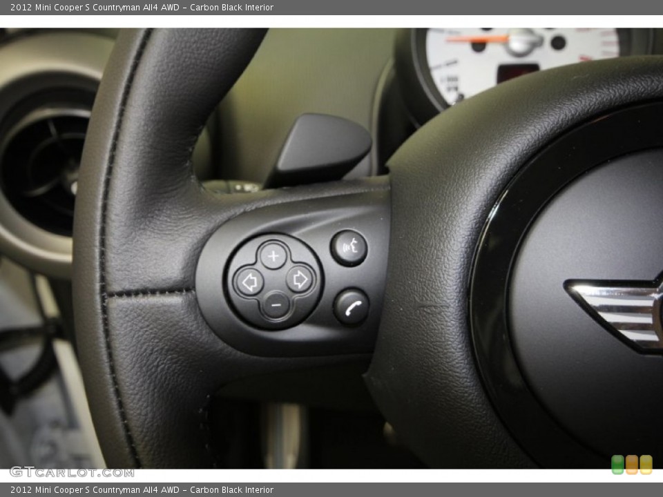 Carbon Black Interior Controls for the 2012 Mini Cooper S Countryman All4 AWD #64573349