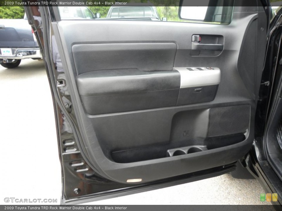 Black Interior Door Panel for the 2009 Toyota Tundra TRD Rock Warrior Double Cab 4x4 #64585046