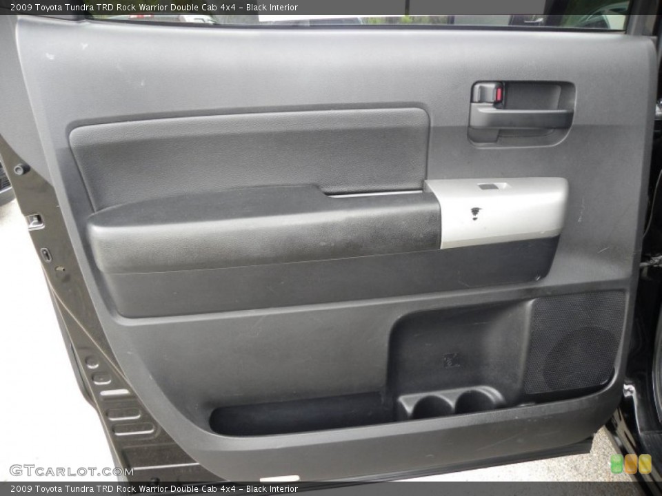 Black Interior Door Panel for the 2009 Toyota Tundra TRD Rock Warrior Double Cab 4x4 #64585066