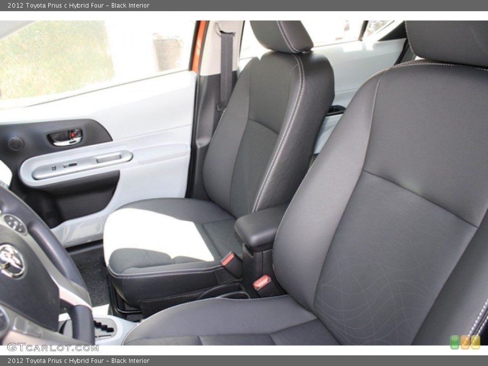 Black Interior Photo for the 2012 Toyota Prius c Hybrid Four #64588806