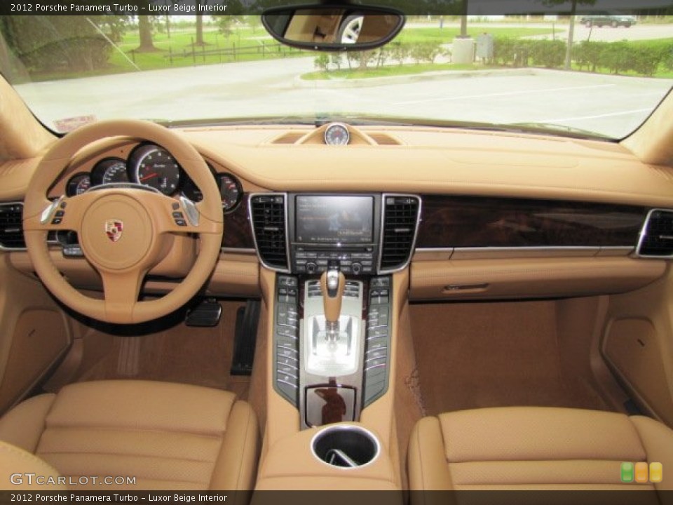 Luxor Beige Interior Dashboard for the 2012 Porsche Panamera Turbo #64597233