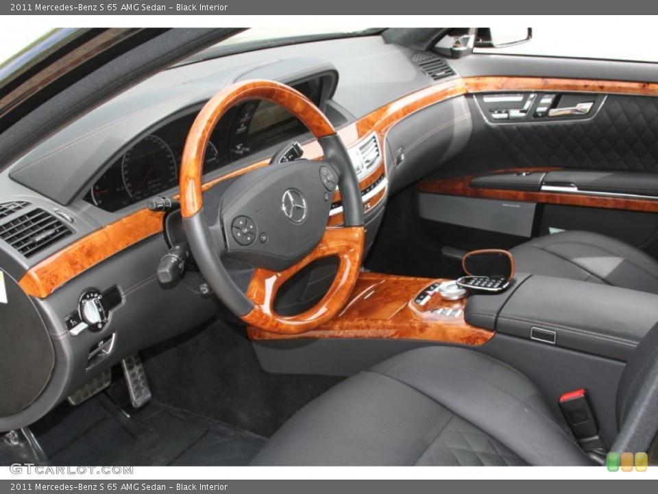 Black Interior Photo for the 2011 Mercedes-Benz S 65 AMG Sedan #64597896