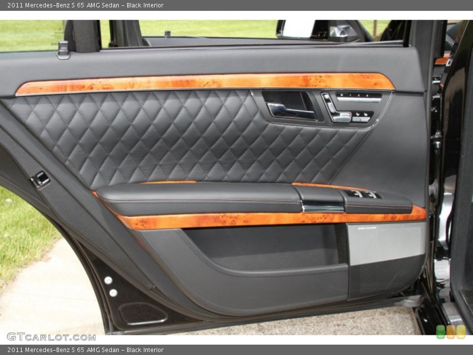 Black Interior Door Panel for the 2011 Mercedes-Benz S 65 AMG Sedan #64597946