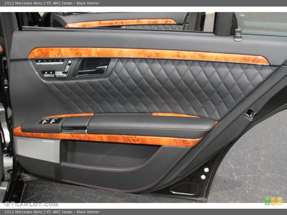Black Interior Door Panel for the 2011 Mercedes-Benz S 65 AMG Sedan #64598010