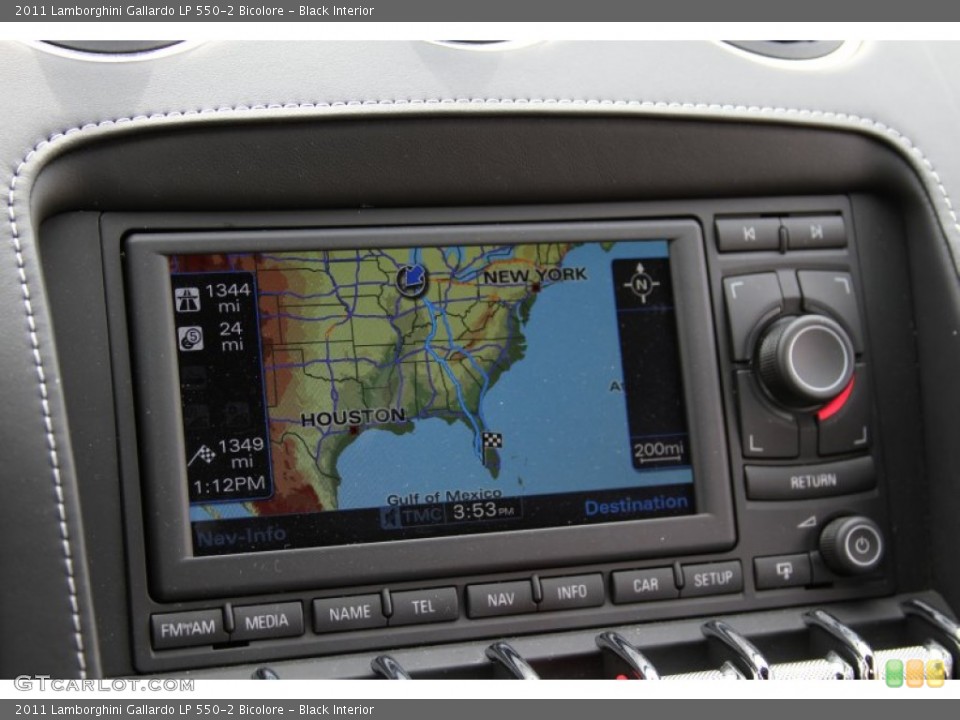 Black Interior Navigation for the 2011 Lamborghini Gallardo LP 550-2 Bicolore #64598436