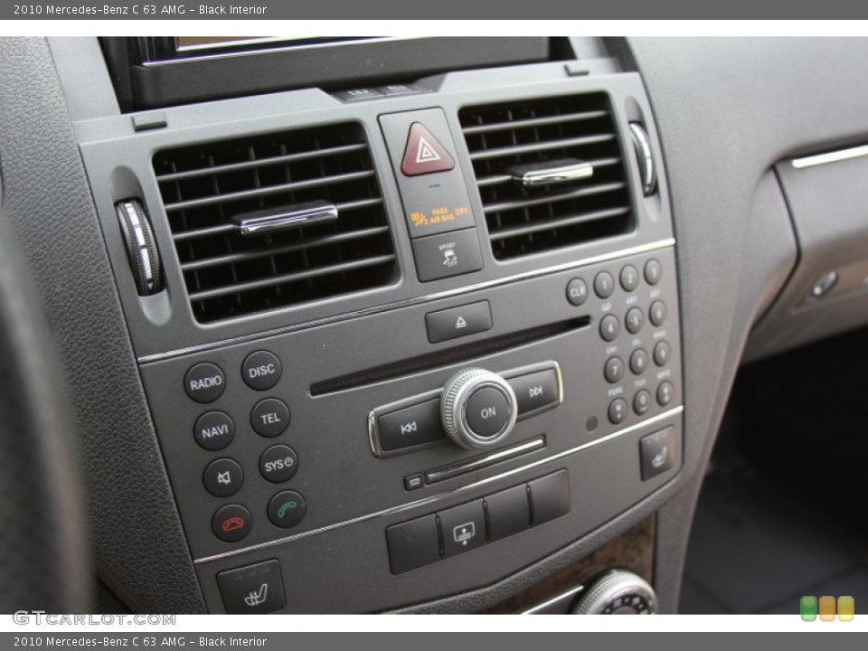 Black Interior Audio System for the 2010 Mercedes-Benz C 63 AMG #64599711