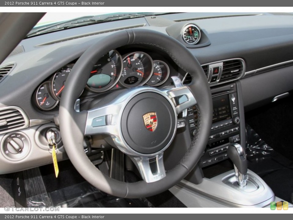 Black Interior Dashboard for the 2012 Porsche 911 Carrera 4 GTS Coupe #64600581