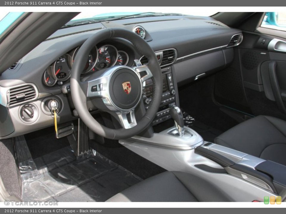 Black Interior Dashboard for the 2012 Porsche 911 Carrera 4 GTS Coupe #64600587