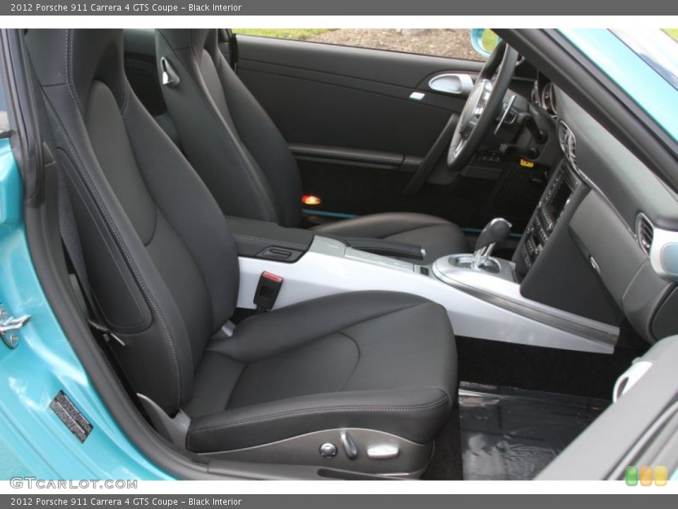 Black Interior Front Seat for the 2012 Porsche 911 Carrera 4 GTS Coupe #64600625