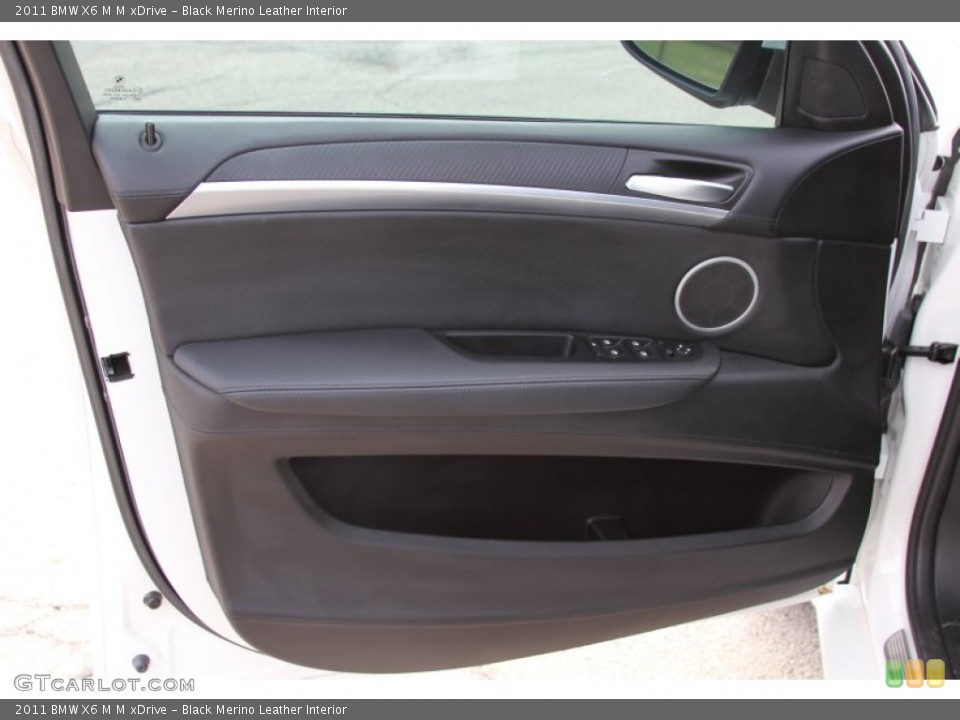 Black Merino Leather Interior Door Panel for the 2011 BMW X6 M M xDrive #64600827