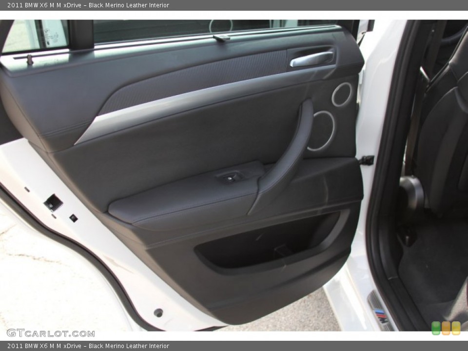 Black Merino Leather Interior Door Panel for the 2011 BMW X6 M M xDrive #64600833
