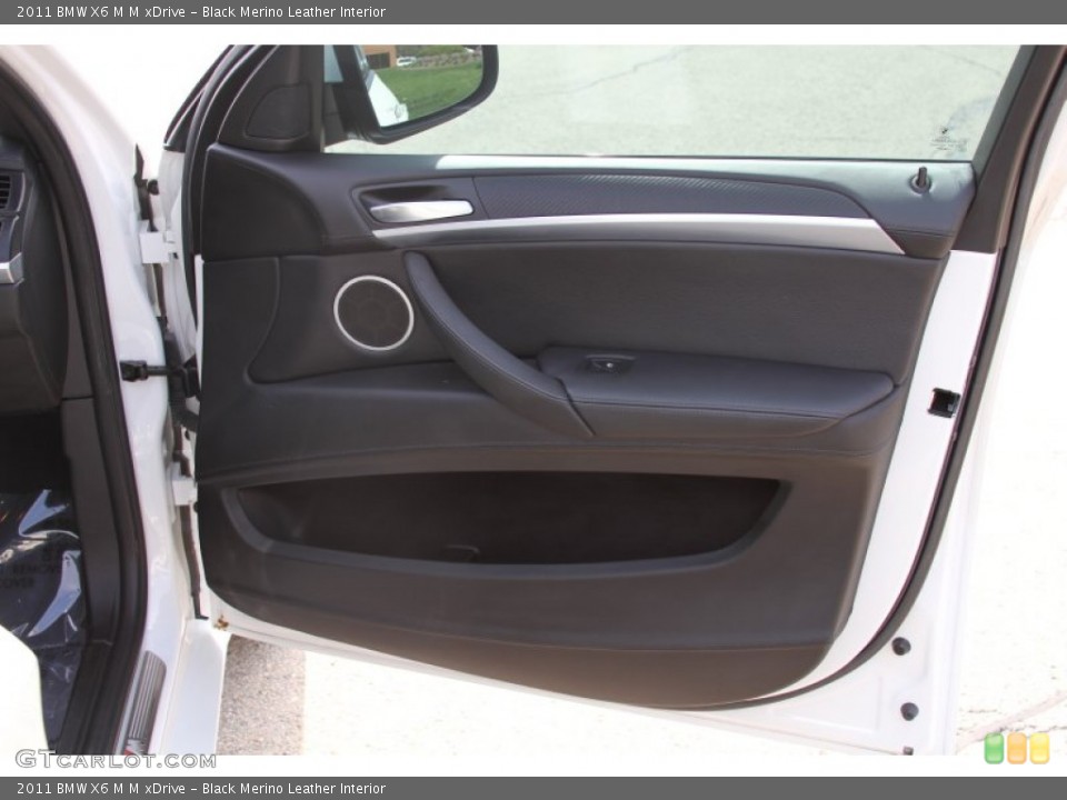 Black Merino Leather Interior Door Panel for the 2011 BMW X6 M M xDrive #64600839