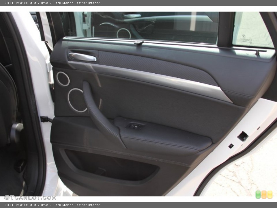 Black Merino Leather Interior Door Panel for the 2011 BMW X6 M M xDrive #64600845