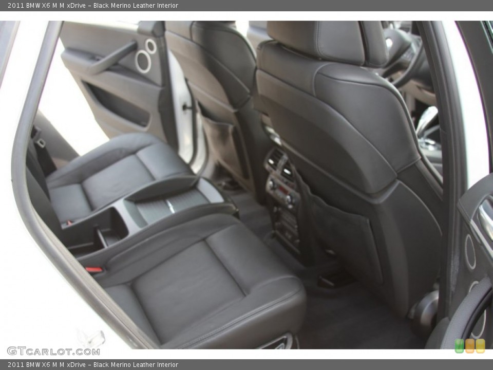 Black Merino Leather Interior Photo for the 2011 BMW X6 M M xDrive #64600851