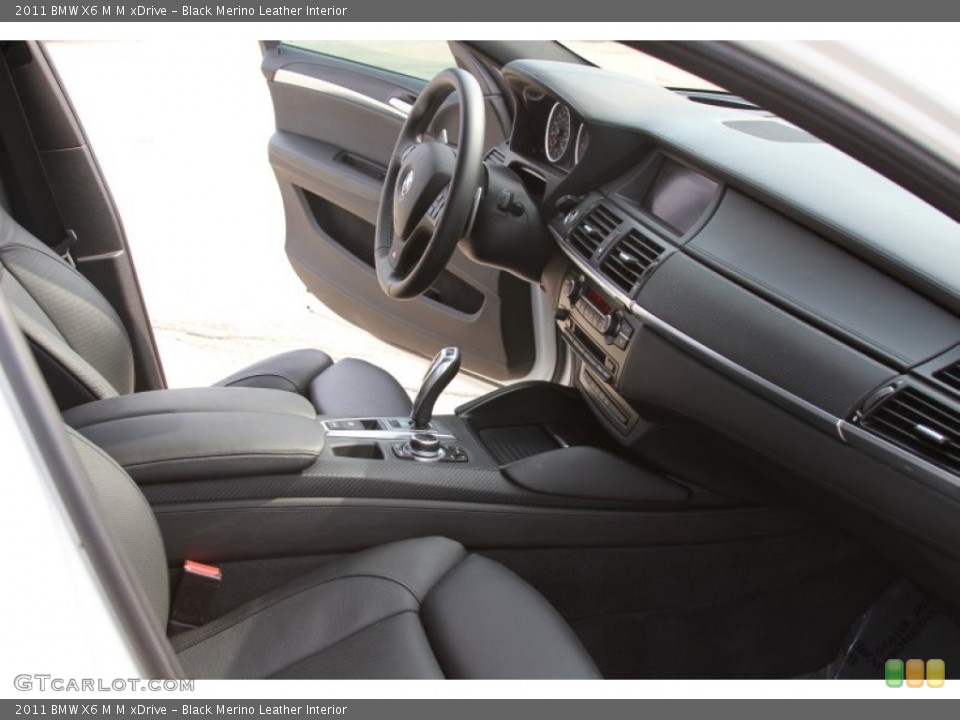 Black Merino Leather Interior Dashboard for the 2011 BMW X6 M M xDrive #64600866
