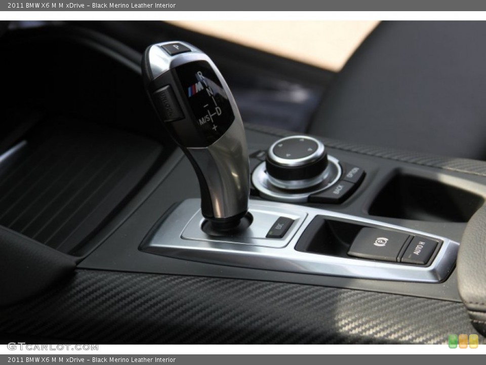 Black Merino Leather Interior Transmission for the 2011 BMW X6 M M xDrive #64600884