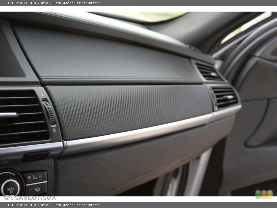 Black Merino Leather Interior Dashboard for the 2011 BMW X6 M M xDrive #64600915