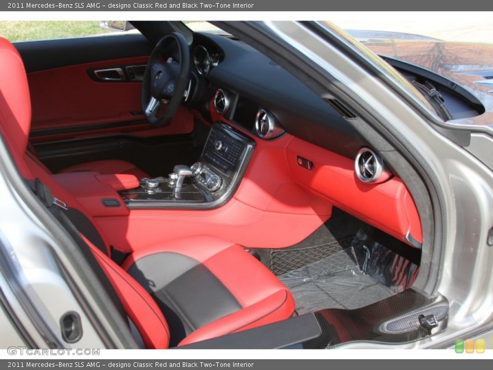 designo Classic Red and Black Two-Tone Interior Photo for the 2011 Mercedes-Benz SLS AMG #64601052