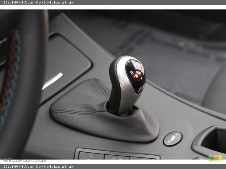 Black Novillo Leather Interior Transmission for the 2011 BMW M3 Sedan #64603422