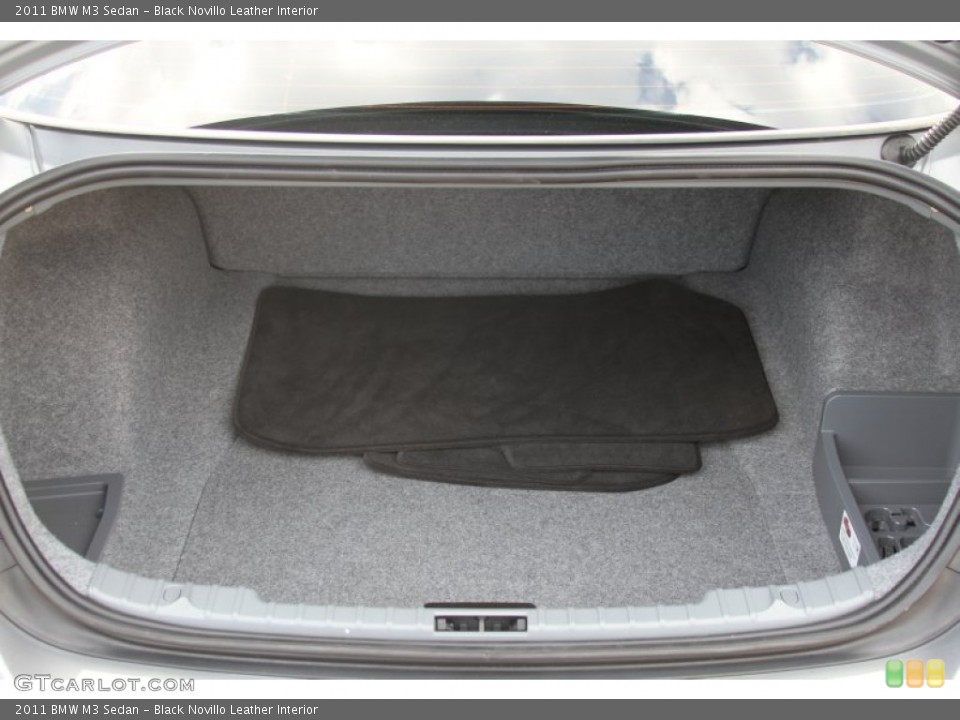 Black Novillo Leather Interior Trunk for the 2011 BMW M3 Sedan #64603488
