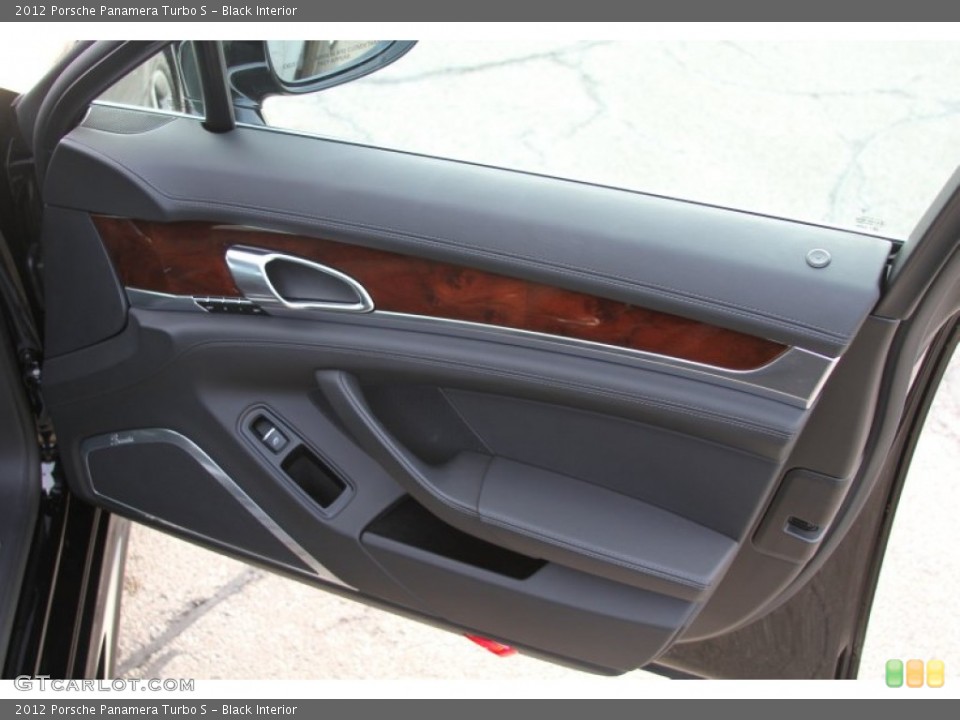 Black Interior Door Panel for the 2012 Porsche Panamera Turbo S #64603572