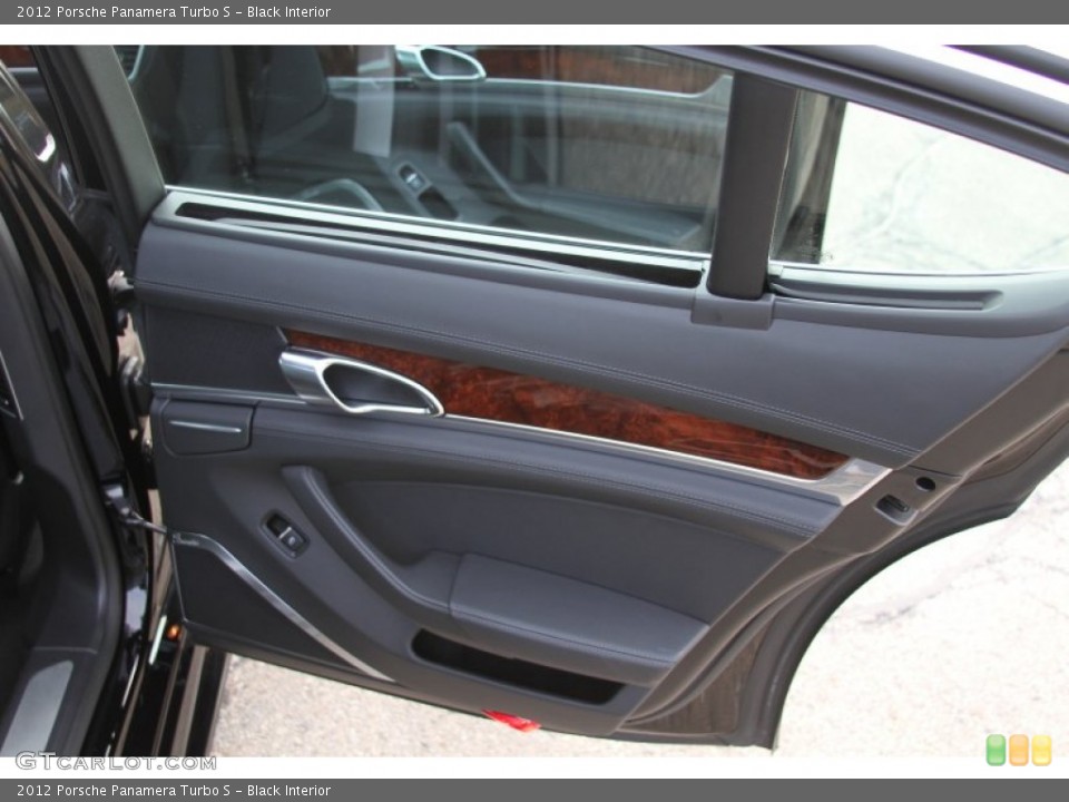 Black Interior Door Panel for the 2012 Porsche Panamera Turbo S #64603581