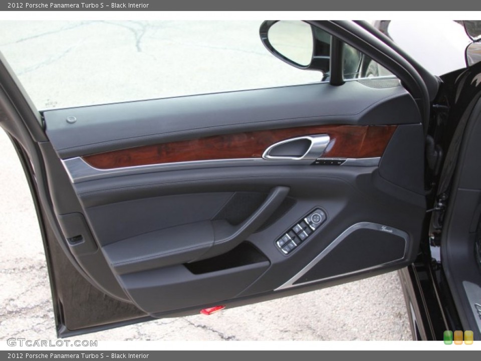 Black Interior Door Panel for the 2012 Porsche Panamera Turbo S #64603587