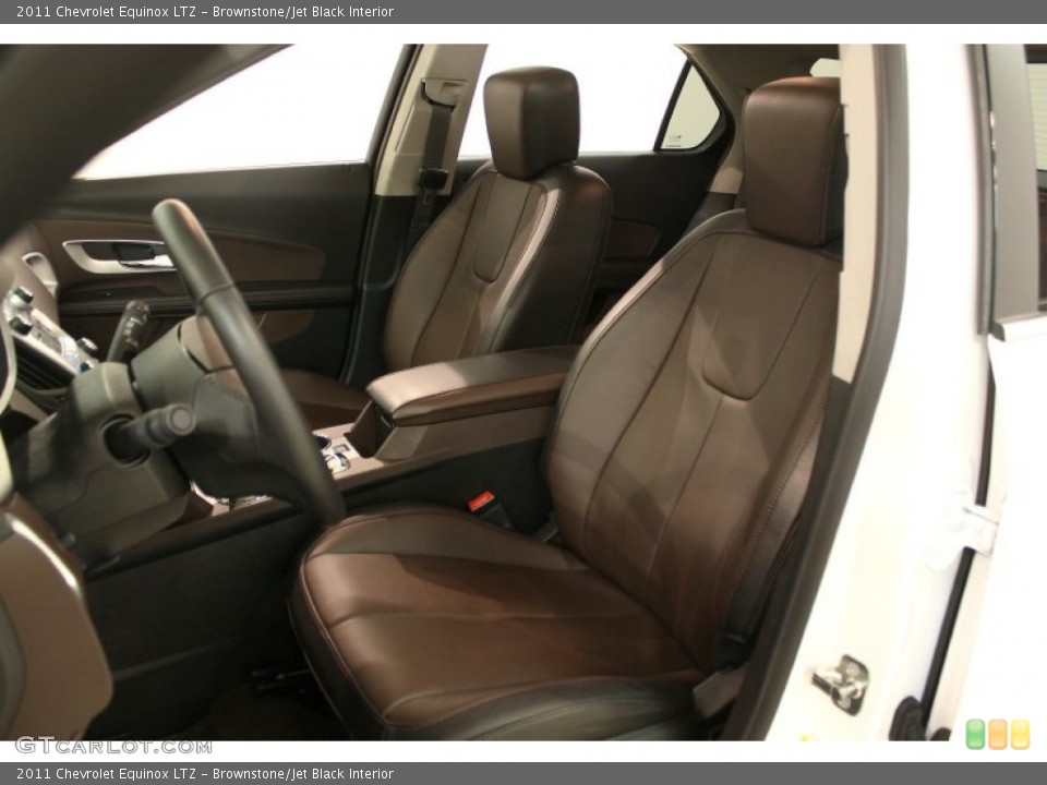 Brownstone/Jet Black Interior Photo for the 2011 Chevrolet Equinox LTZ #64603905