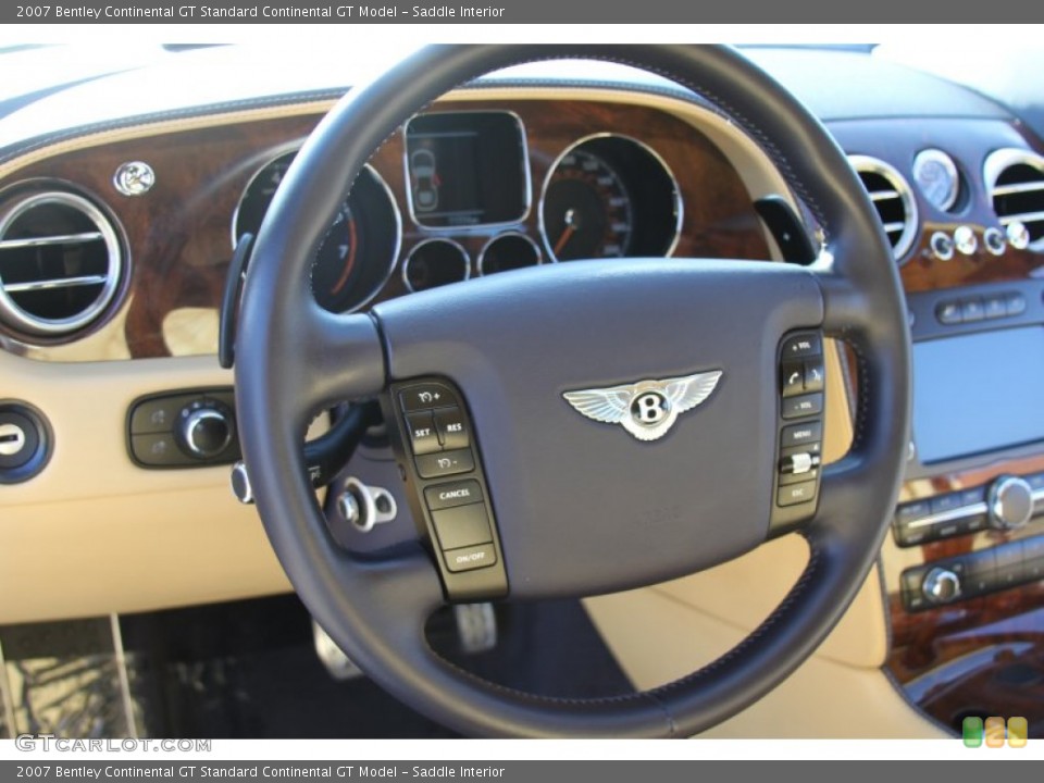 Saddle Interior Steering Wheel for the 2007 Bentley Continental GT  #64603971